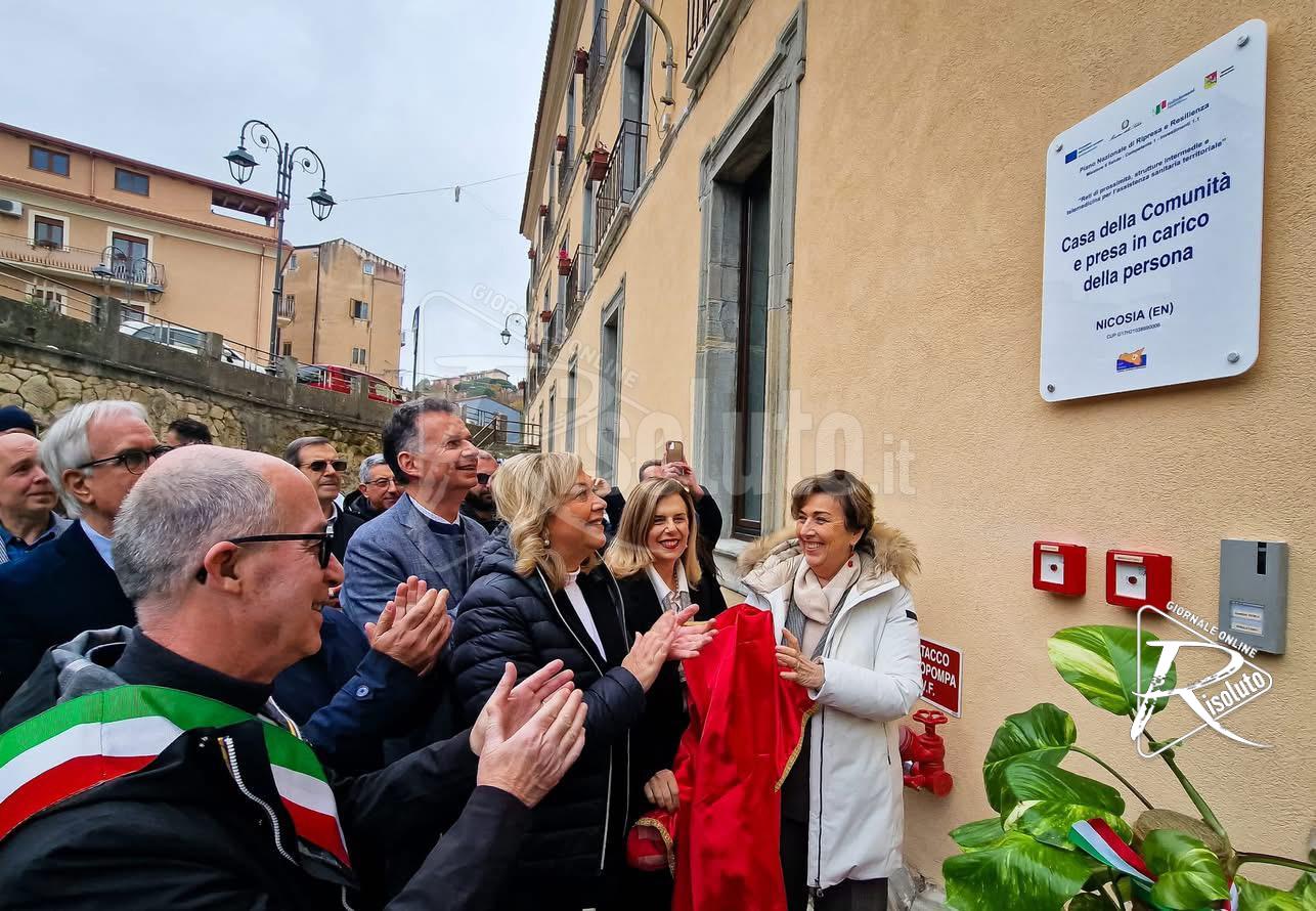Inaugurata a Nicosia la Casa della Comunità: “La Regione è vicina al territorio ennese”