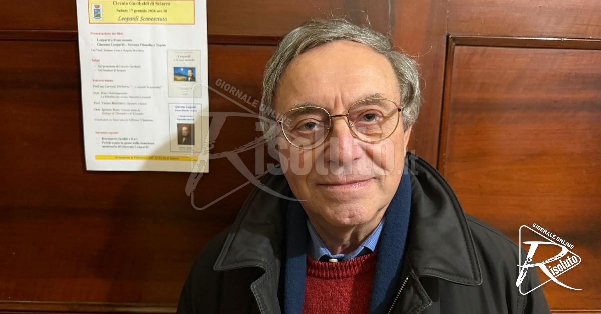 A Sciacca sabato sera dedicato a Leopardi con i coniugi Certa (Video)
