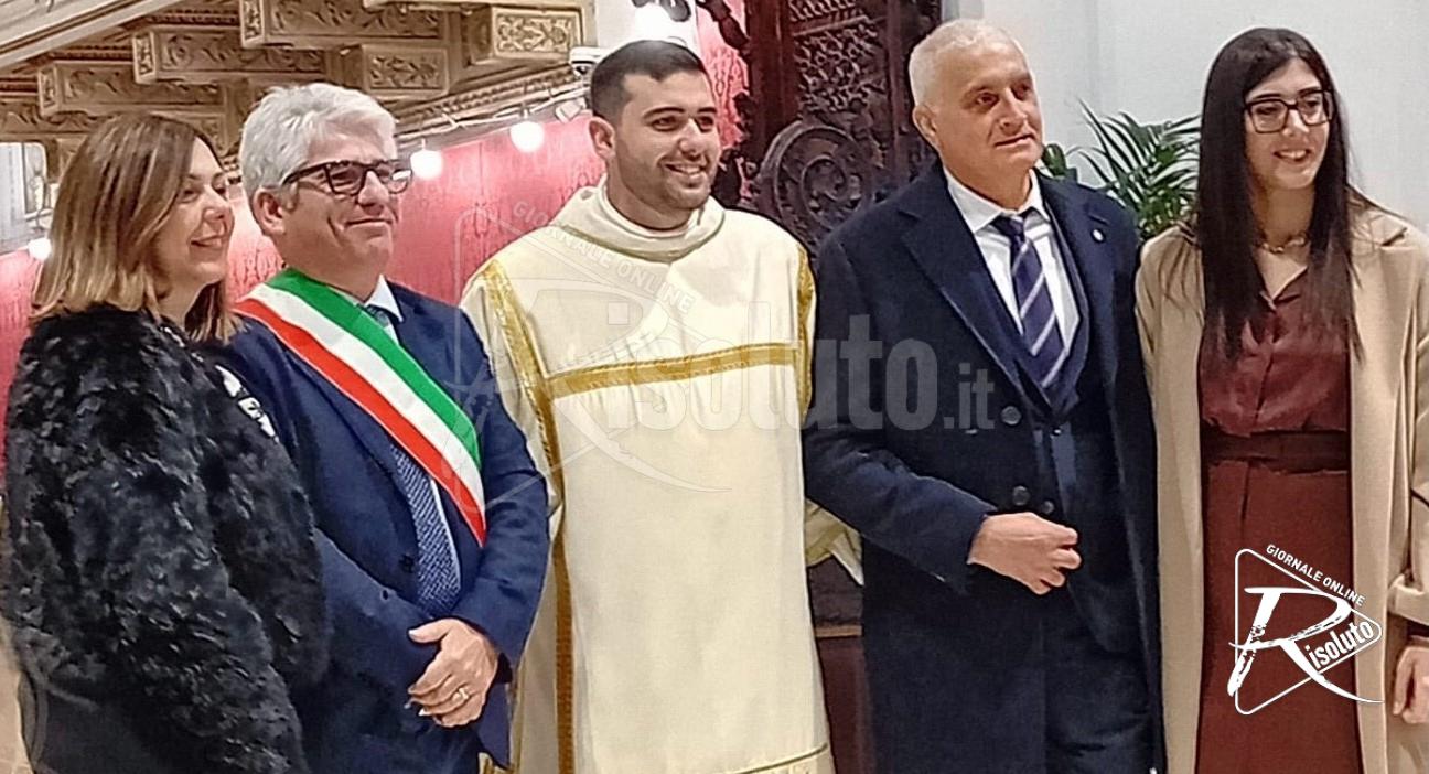 Ribera in festa per don Leonardo Renda, diacono in cammino verso il sacerdozio