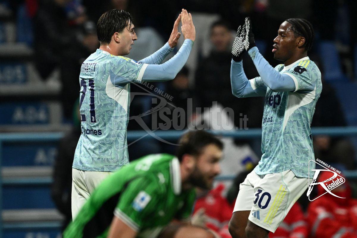 La Juventus ritrova il sorriso, Sassuolo battuto 3-0 al Mapei