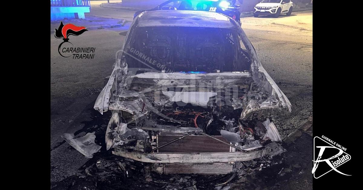 Calatafimi Segesta, incendio doloso di auto: arrestato un quarantenne