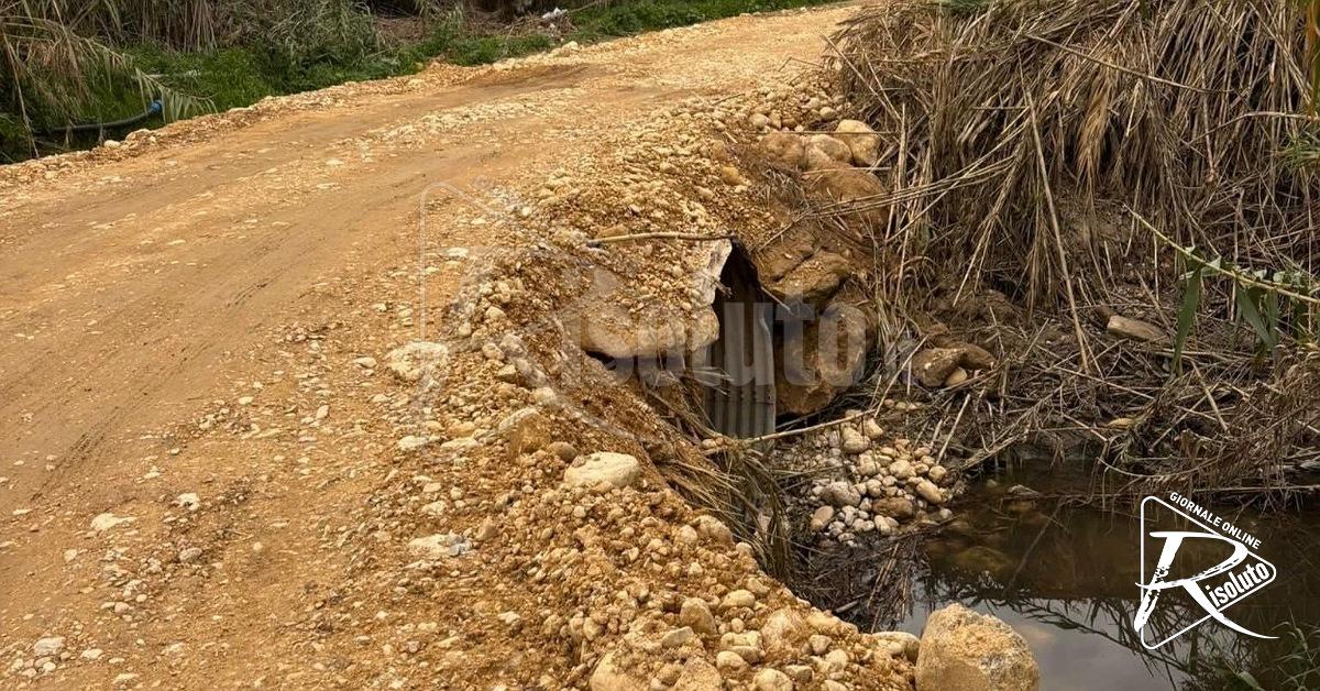 Tutto pronto per collocare le motopompe sul fiume Verdura
