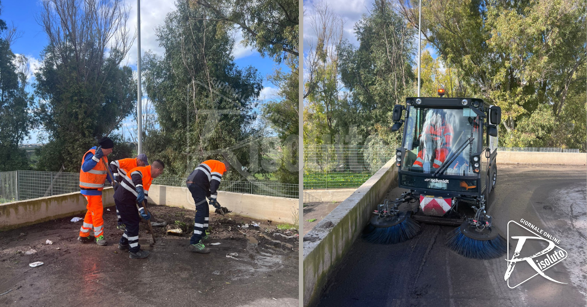 Sciacca, bonifica al centro comunale di raccolta di contrada Perriera