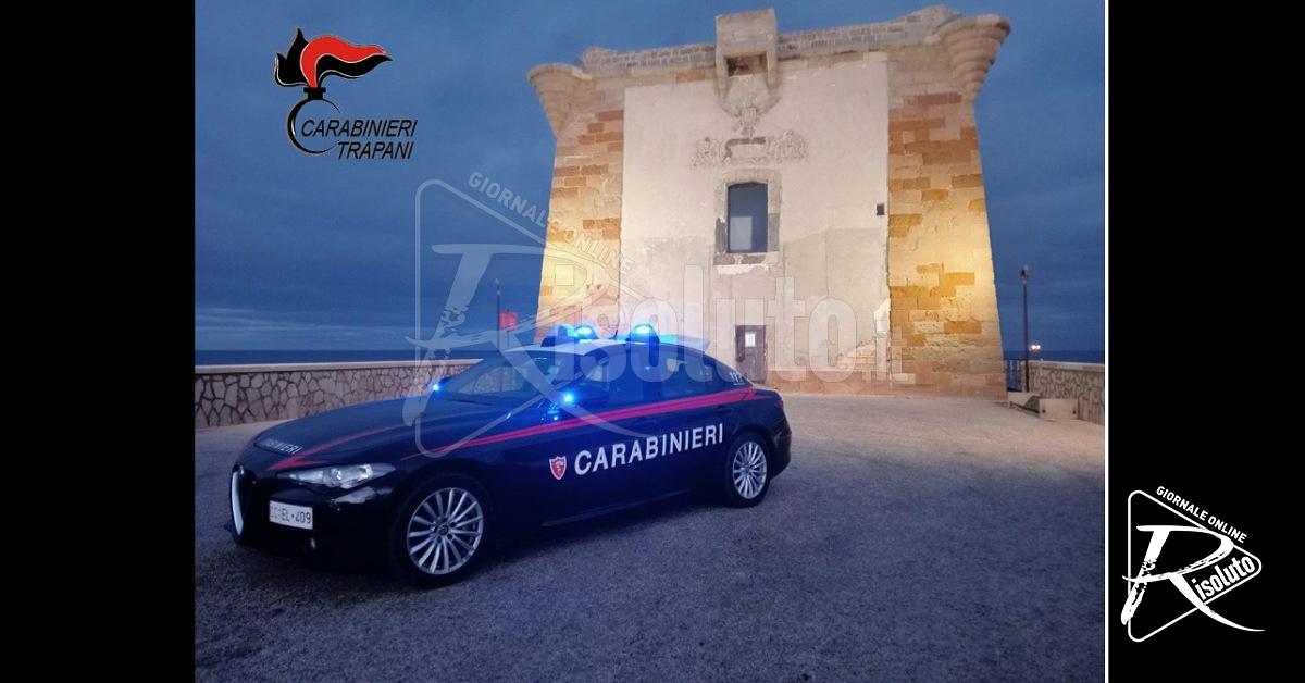 Controlli dei carabinieri a Trapani rafforzati tra Natale e Capodanno