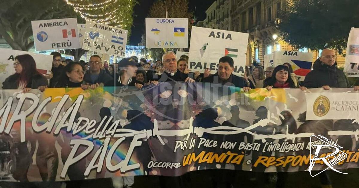 Catania capitale della pace: migliaia in marcia contro la logica della guerra