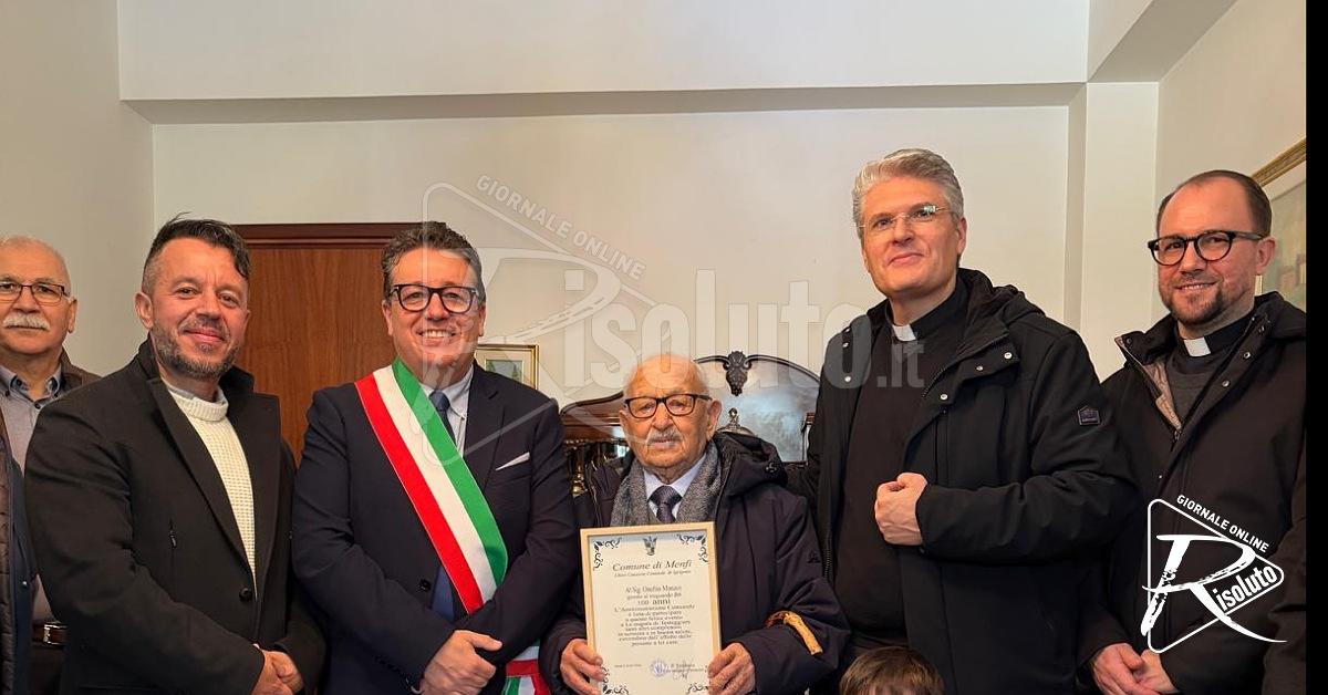 Onofrio Monaco compie 100 anni: un secolo di vita a Menfi