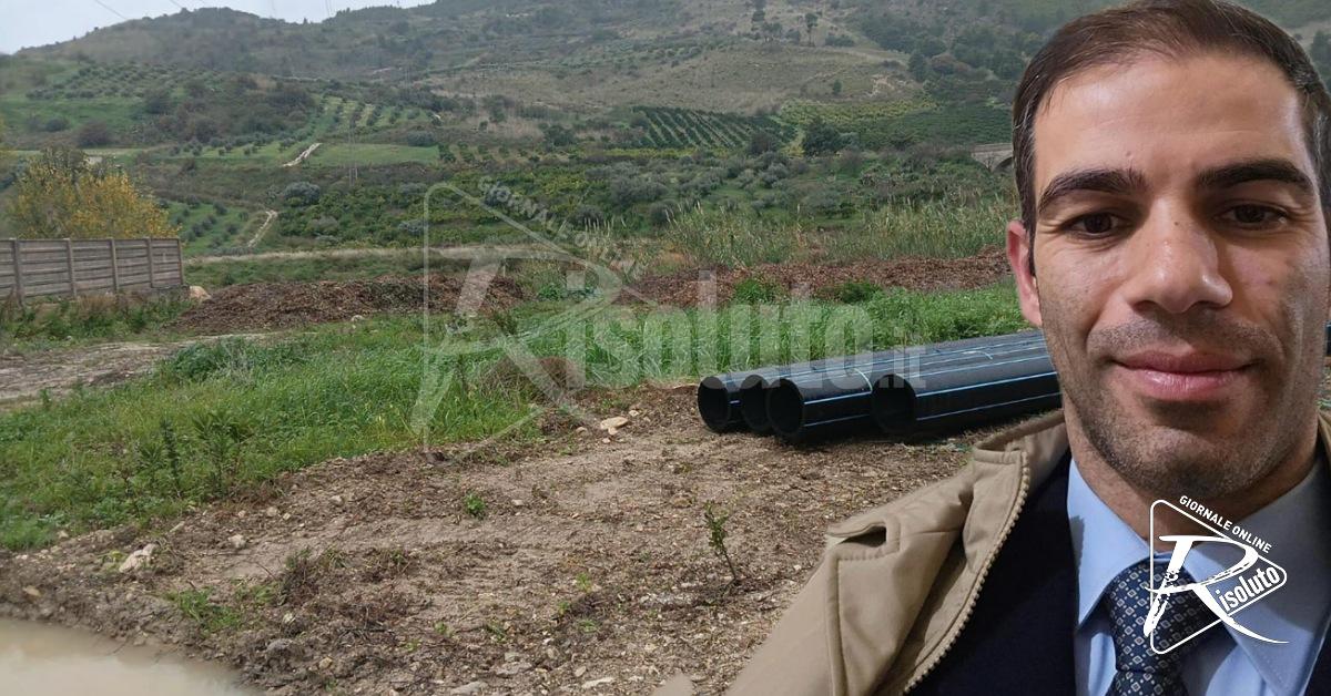 Adduttore dal Verdura al Castello, il sindaco di Burgio: "Nessun danno per le campagne"
