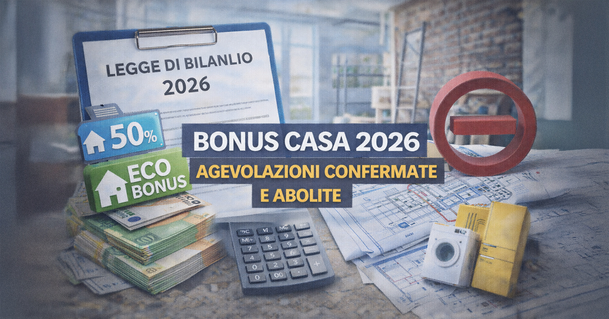 Bonus casa 2026: quali agevolazioni restano e quali scompaiono, tutte le novità della Legge di Bilancio