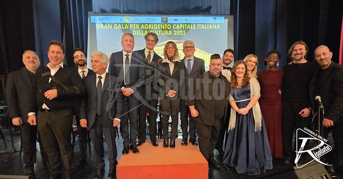 Successo del Toscanini di Ribera al Gran Galà per Agrigento Capitale Italiana della Cultura 2025