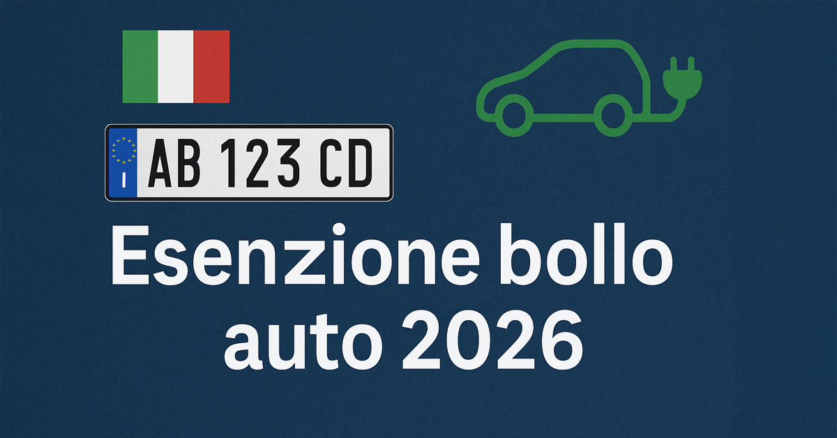 Bollo auto 2026, esenzione totale per redditi bassi e auto elettriche o ibride: chi non lo paga più e come fare richiesta