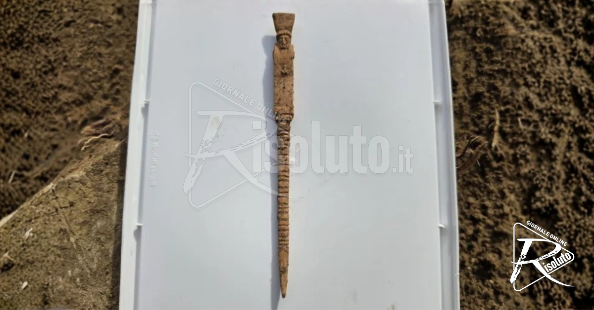 Gela, scoperto uno stilo da ceramista di 2500 anni