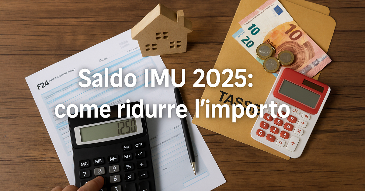 Saldo IMU 2025: come ridurre l’importo usando i crediti fiscali e cosa evitare per non incorrere in sanzioni