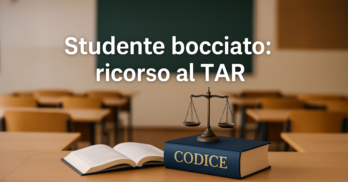 Studente bocciato, si può fare ricorso al TAR: se vieni ammesso “con riserva” e ti diplomi, la bocciatura è annullata