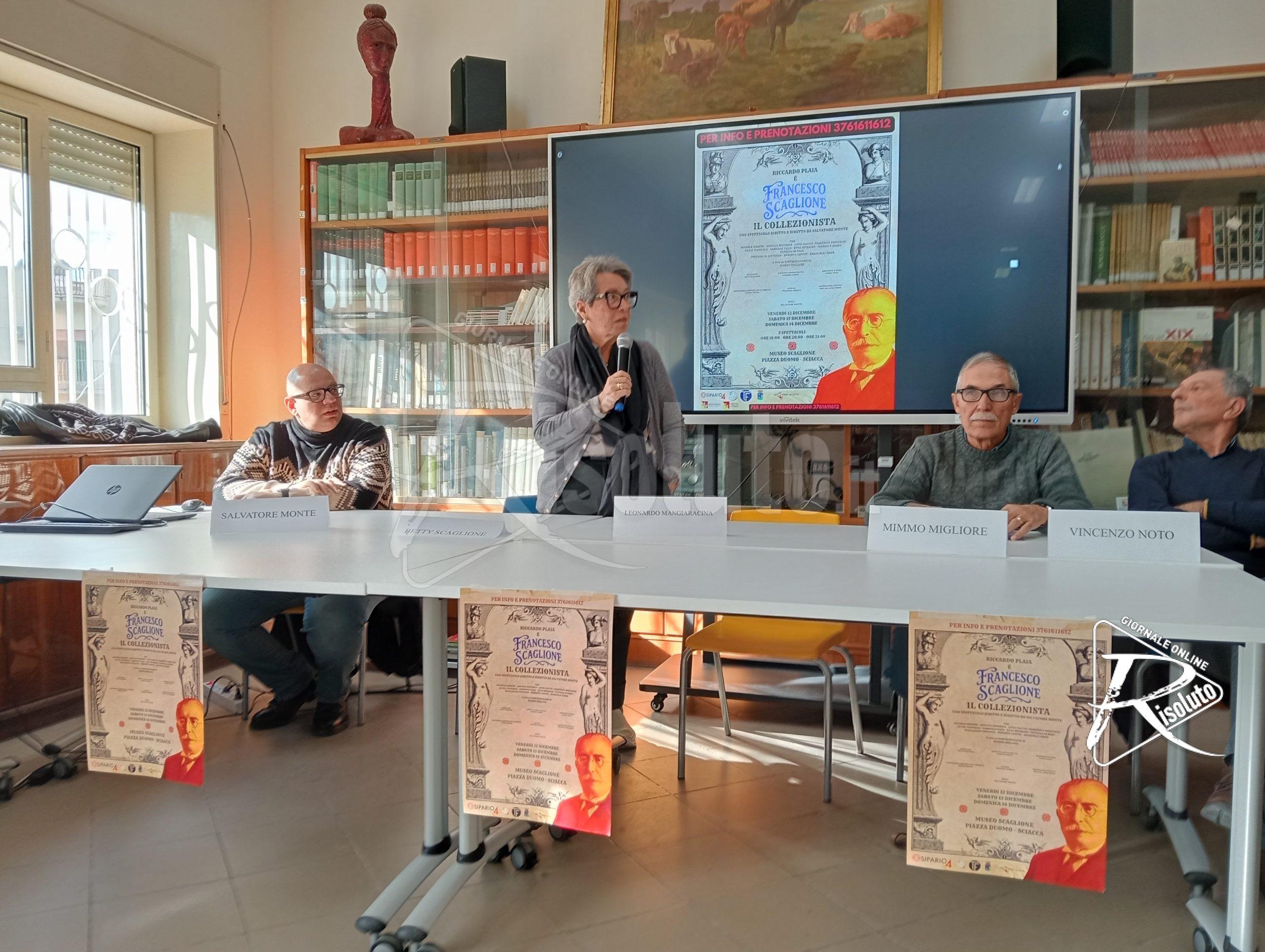 Convegno sulla figura di Francesco Scaglione al Fazello di Sciacca, prologo dello spettacolo di Monte (Video)