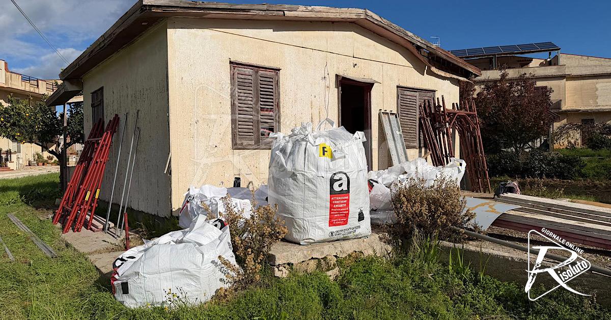 Al via i lavori di bonifica dell’amianto a Montevago
