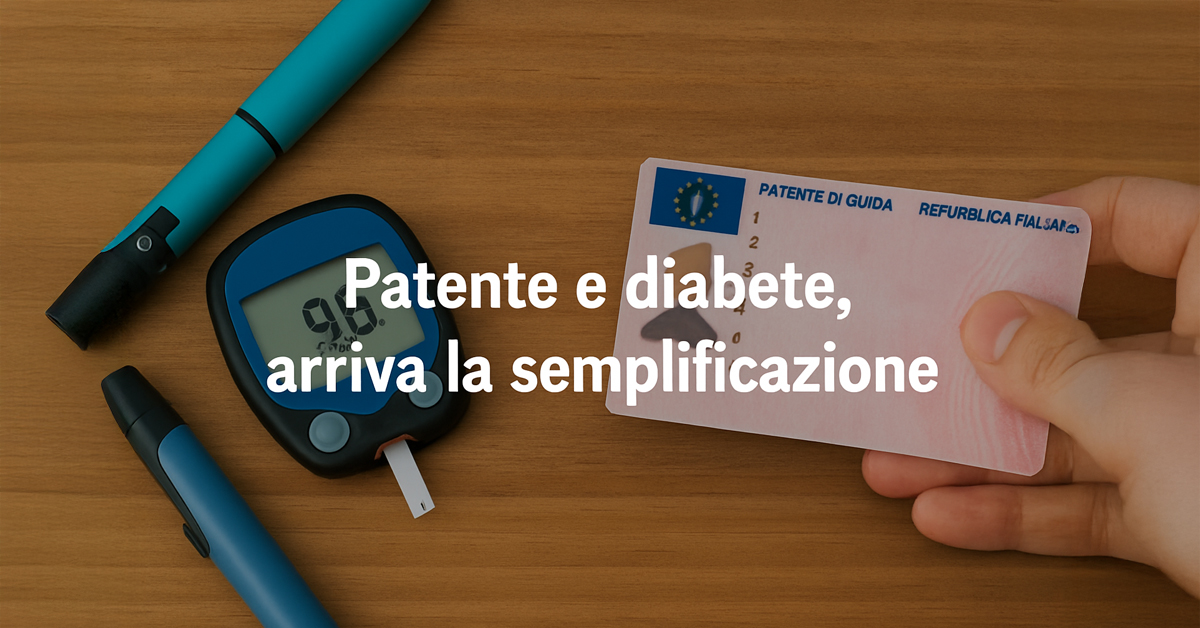 Patente e diabete, arriva la semplificazione: cosa prevede il nuovo disegno di legge sul Codice della Strada