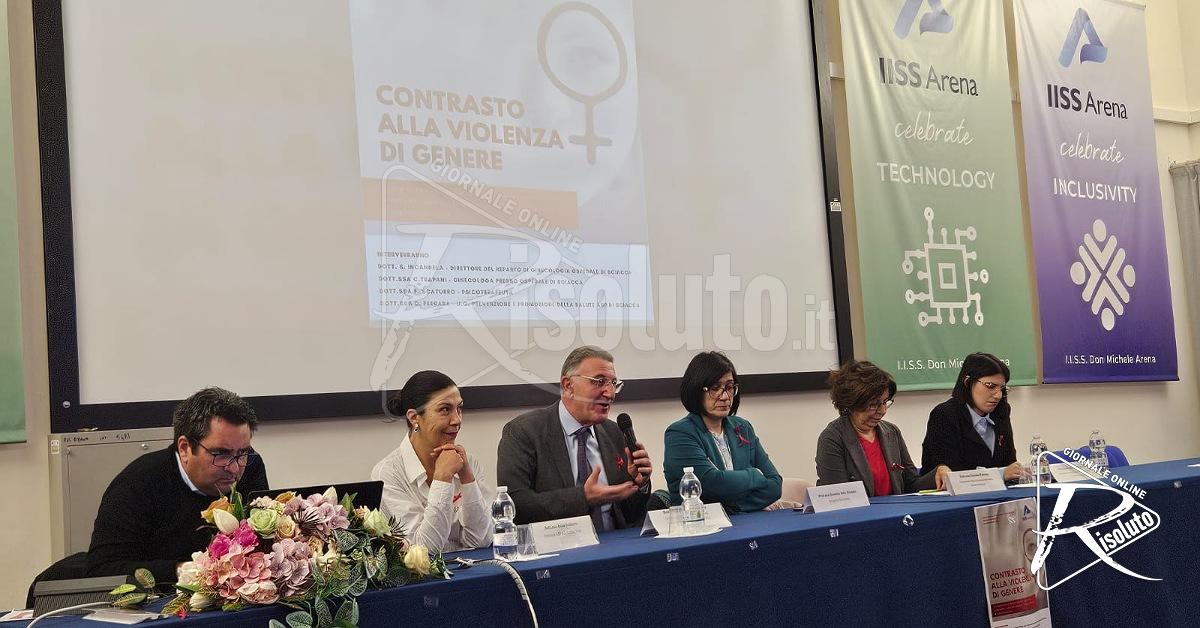 Giornata contro la violenza di genere: formazione, prevenzione e cultura del rispetto all'Arena di Sciacca