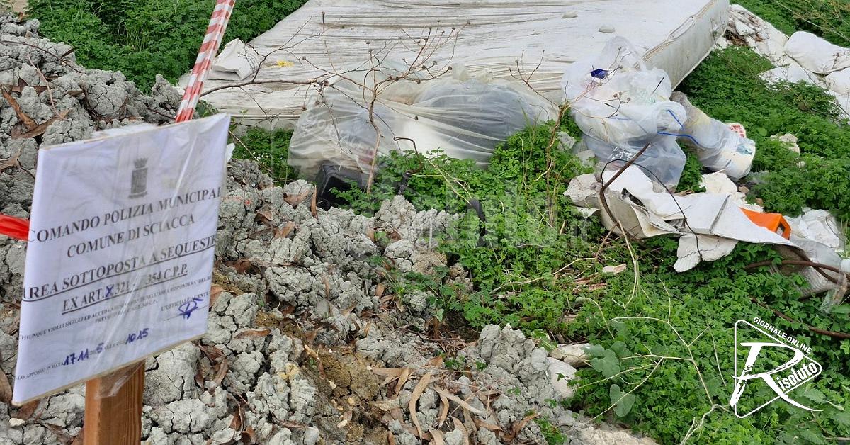 Maxi discarica abusiva a Sciacca al Ponte Baiata, la Procura convalida il sequestro