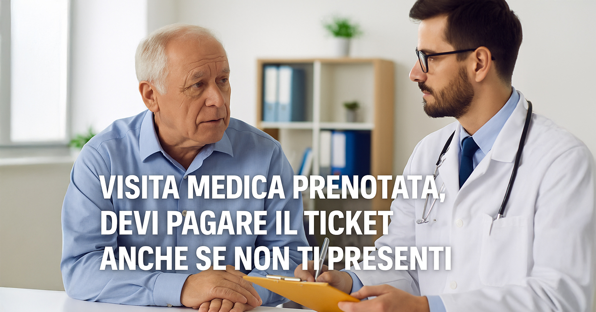 Visita medica prenotata, devi pagare il ticket anche se non ti presenti: ecco quando è obbligatorio e come evitarlo