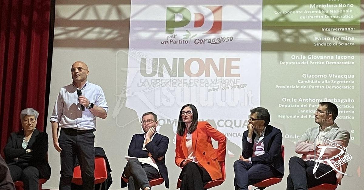 I vertici del Pd richiamano il gruppo di Sciacca che vuole sfiduciare Termine