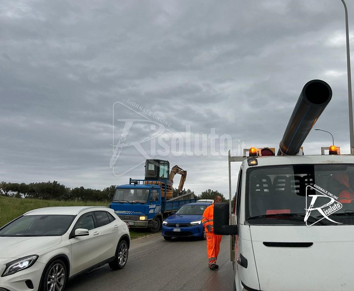 Oggi i lavori per sostituire 6 metri di rete  idrica in via Ritacco a Sciacca