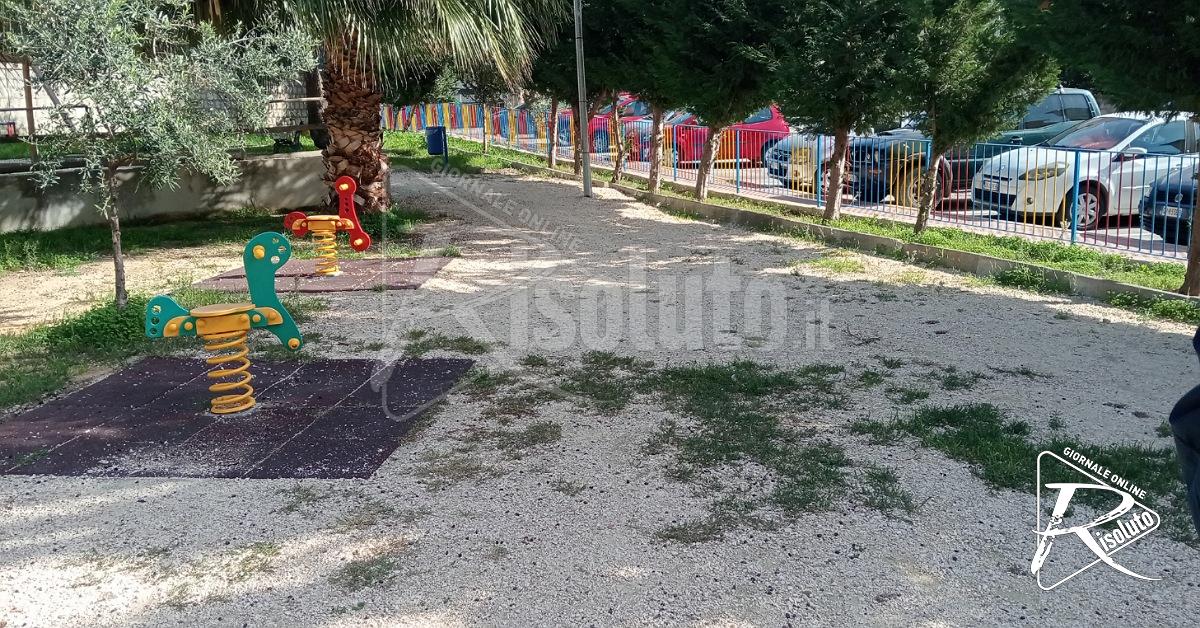 Parchi gioco comunali questi sconosciuti a Sciacca, difficile trovarne uno senza criticità