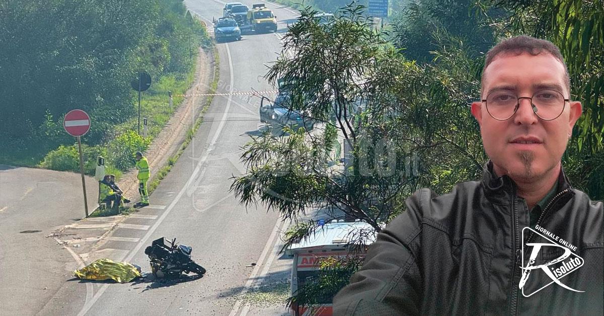 Ribera piange Stefano Bruccoleri, il sindaco: "Un'altra giovane vita spezzata in un incidente stradale"