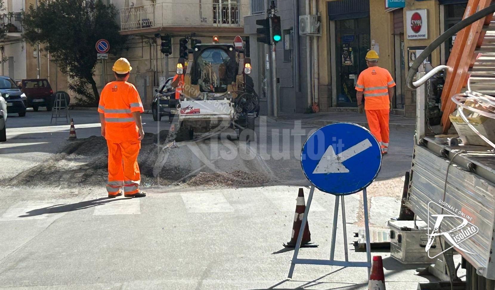Cantieri Aica a Sciacca, lavori completati in contrada Raganella